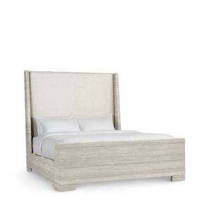 Beds Headboards: Woodside Sleigh Bed King White Sand