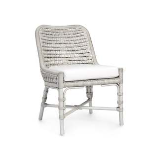 Capitola Outdoor Side Chair Whitewash