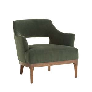 Laurette Chair Pine Performance Chenille