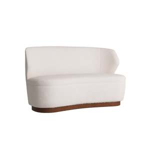 Sofas Modulars: Pasadena Settee Cloud Boucle Dark Walnut