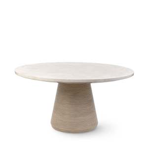 Dining Entry Tables: Stinson Dining Table 60"D Indoor