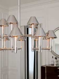 Chandeliers: Barrett Medium Knurled Chandelier