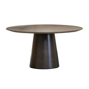 Dining Entry Tables: Aldo Dining Table - Medium - Smoke | Bronze