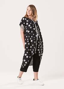 Dresses: Mara Dress - Black Pearl Spot