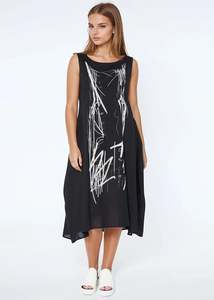 Outlet: Andy Dress - Black Chalk