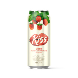 Kiss Cider Wild Strawberry - 4.5% Alc 500ml