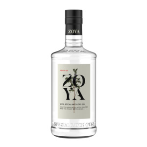 Spirits: Gin Premium Botanical Zoya ABD 40% 750ml