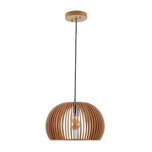 Kitchen: Leo - Natural Wooden Pendant