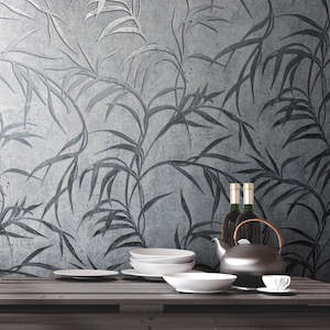 botanical wallpaper: City Glow - Ethereal Foliage