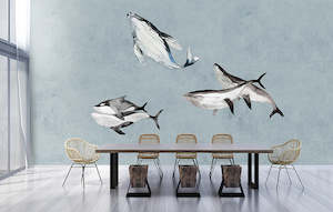 Walls By Patel: Walls by Patel 3 - Oceans Five Whales