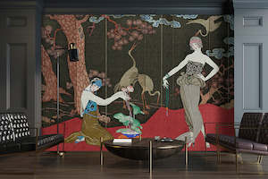 People Wall Mural: Walls by Patel 3 - Babylon Ladies