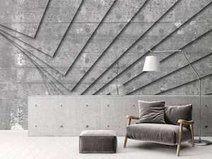 Industrial Wall Murals: Atelier 47 - Concrete Art