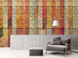 Industrial Wall Murals: Atelier 47 - Panelling Artwork