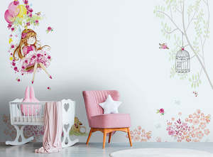Kids Teens Wall Murals: Designwalls 2 - Swinging Princess