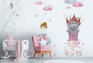Kids Teens Wall Murals: Designwalls 2 - Princess Castle