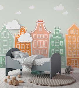 Kids Teens Wall Murals: Designwalls 2 - House Row