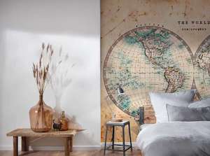 Map Wall Murals: Design Walls - Hemispheres