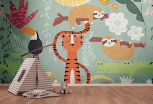 Smart Walls: The Wall - Baby Jungle Animals