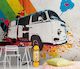 The Wall - Vintage Retro Van