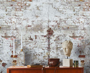 The Wall Continuous Murals: The Wall 2 - Rustic Brick Wall