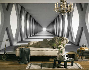 City Wall Murals: Design Walls - Grey Aisle