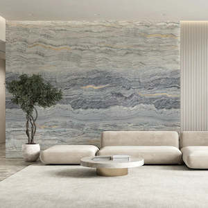 Abstract Geometric Wall Murals: Amber - Elegance