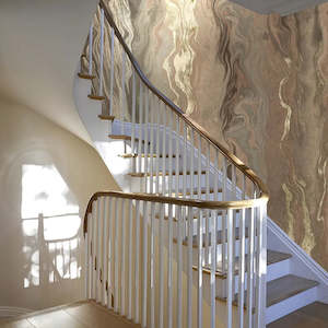 Abstract Geometric Wall Murals: SAMPLE | Dusk - Mixed Emotions