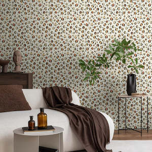 Bold Texture Wallpaper: Anna D'Andrea - Leopard Chic