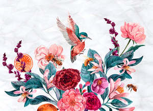 Designwalls 2 - Flying Colibri