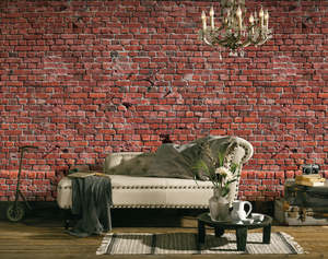 Design Walls - Brick Red