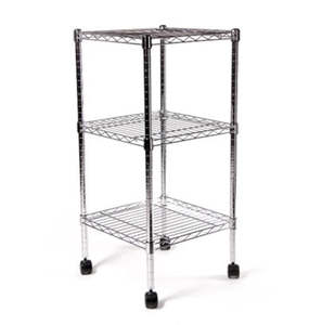 Eurowire Chrome Plated Shelving Set (3 Shelf, 950x350x350)