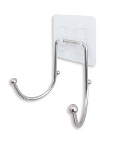 Hooks And Holders: Double Hook (Stainless Steel) (with Supastik)