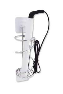 Hair Dryer And Tong Holders: Hair Tong Holder (Stainless Steel) (with Supastik)