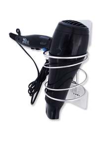 Hair Dryer And Tong Holders: Hair Dryer Holder (Stainless Steel) (with Supastik)