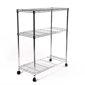 Eurowire Chrome Plated Shelving Set (3 shelf, 900x1200x350)