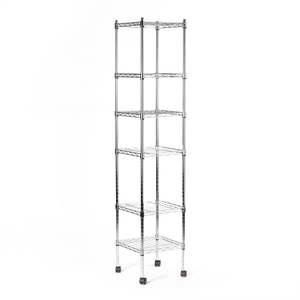 Eurowire Chrome Plated Shelving Set (6 Shelf, 1800x350x350)