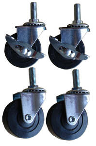 Castors: Eurowire Heavy Duty Castors 25mm pole