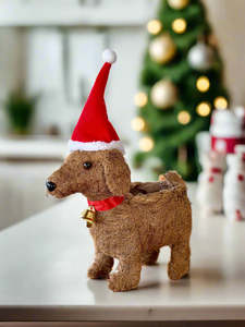 Full Price Favourites: Dog Planter - Christmas BUY ONE GET SECOND ONE 50% off