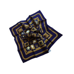 SILK SCARVES: SILK SCARVES - PURPLE