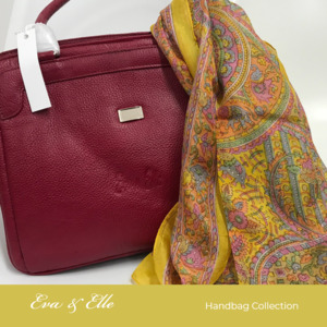 Handbags: Magenta - E&E Leather Fashion Handbag