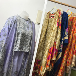 Kimono Robe Collection: Kimono Robe - Gold & Red