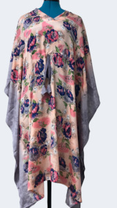 Sale: Medium Length Kaftan - Purple Rose
