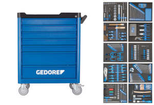 Gedore: Gedore Workster Smartline 308 Piece Tool Trolley WSL-L-308