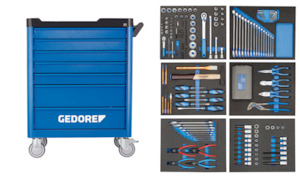Gedore: Gedore Workster Smartline 190 Piece Tool Trolley WSL-L-190
