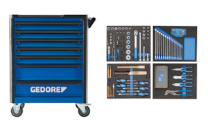 Gedore: Gedore Workster Highline 147 Piece Tool Trolley WHL-L7-TS-14