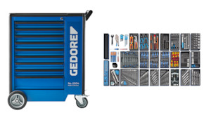 Gedore 325 Piece Tool Trolley. 1500 ES-03-2004