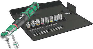 Wera 1/4" Hex Torque Wrench Set 23pc 2-12Nm Safe-Torque