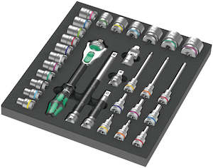 Wera: Wera 9722 Foam insert 8000 C Zyklop 1/2" ratchet set 1, 31 pieces