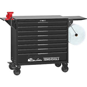 Tool Trolleys: Teng 1008pc Pro35™ 37in Roller Cabinet Tool Kit - Black