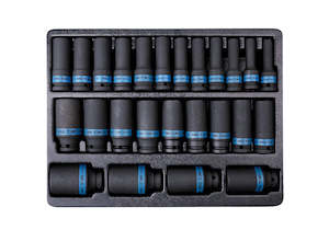 Sockets: King Tony 1/2″ Drive Impact Deep Socket Set WithBonus Mini Socket Set